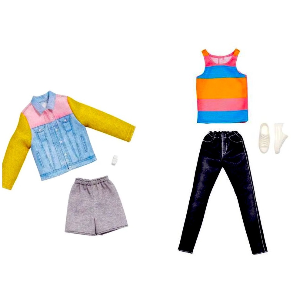 Barbie Ken Fashion Doll Outfit Set (2) NWT